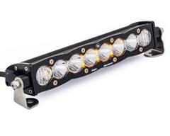 S8 Straight LED Light Bar 10" Driving/ Combo Clear