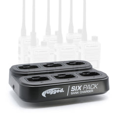 Rugged 6-Pack Bank Charger for Handheld Radios - RDH16