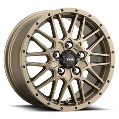 ITP Hurricane 14x7 / 4x110 BP / 5+2 Offset Bronze Wheel 1428636729B
