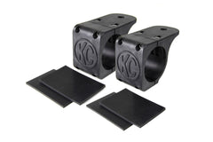 KC HiLiTES Bracket Set - Tube Clamp Light Mount - Rubber Adjustment Shims - 2.25 in - 2.5 in 73081