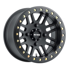 Method MR406 UTV Beadlock 14x8 / 4+4/0mm Offset / 4x136 / 106mm CB Matte Black Wheel MR40648047544B
