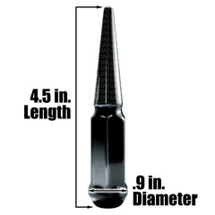 4pc 4.5in Spike Lug Nuts