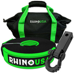 Rhino USA 20Ft Tow Strap/Hitch Combo RNO-20STRAPHITCH