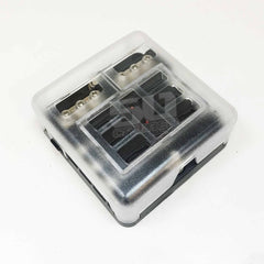 6 Way Screw 12V Fuse Block with Ground Terminals