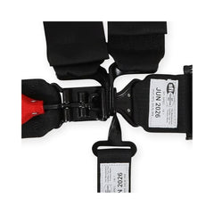 Simpson Racing 1B33NIKX 5-Point Harness Latch/Link - SFI 16.1 - 3-Inch - Black Bolt-On, 3-inch Shoulder and Lap Belts, No Pads