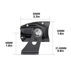 XKGLOW XK Glow Razor Light Bar Fog + Strobe No Wire & Switch 10in XK064010-FS