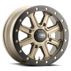 ITP Inertia Beadlock 15x7 / 4x156 BP / 40mm Offset Bronze w/ Black Ring Wheel 1522530729B