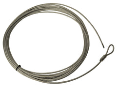 Warn WIRE ROPE ASSEMBLY 3/16 Inch Diameter x 43 Foot Length 82654