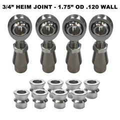 Sway Bar Link Fab Kit -  3/4" Chromoly Heim - 1.75" OD Tubing