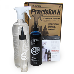 S&B CLEANING KIT FOR PRECISION II CLEANING AND OIL KIT BLUE OIL OILED