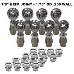 4 Link Rod End Kit -  7/8" Chromoly Heim - 1.75" OD Tubing