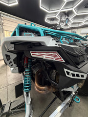 Billet LED Tail Light - PRO R, TURBO R, PRO XP. Blinker and hazard integration - Marshin Whips