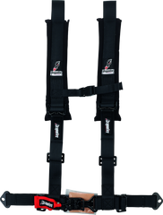 DragonFire Racing Harness- H-Style- 4-Point- 2in Youth- Black 520872