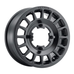 Method MR407 Bead Grip 15x6 / 5+1/51mm Offset / 5x4.5 / 77mm CB Matte Black Wheel MR40756012551