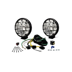 KC HiLiTES 6 in Apollo Pro Halogen - 2-Light System - 100W Spot Beam 9150