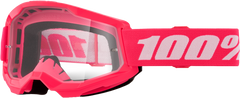 100-PERCENT STRATA 2 GOGGLE PINK CLEAR LENS