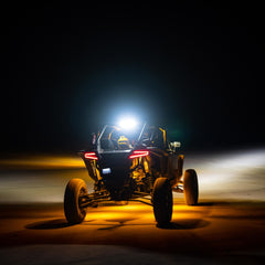 KC HiLiTES Multi-Function Chase Bar Kit - Rear-Facing LED Light Bar for Polaris RZR Turbo R & RZR Pro XP 98012