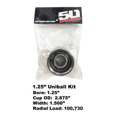 Uniball Bearing Fabrication Kit - .5" to 1.5" Bore