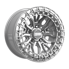 Mayhem R Beadlock | Gloss Silver Machined