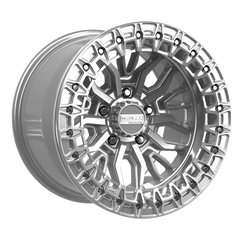 Mayhem R Beadlock | Gloss Silver Machined