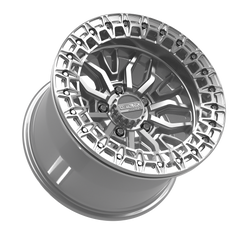 Mayhem R Beadlock | Gloss Silver Machined