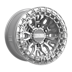 Mayhem 6R Beadlock | Gloss Silver Machined