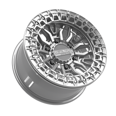 Mayhem 6R Beadlock | Gloss Silver Machined