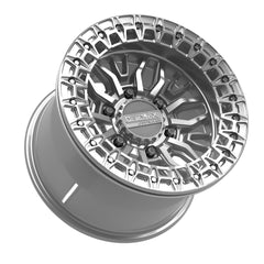 Mayhem 6R Beadlock | Gloss Silver Machined