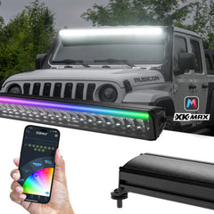 XKGLOW XK Glow 20in Offroad Light Bar w/ RGBW Chasing DRL & App Control MX-BAR-20