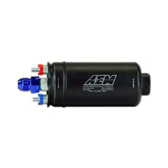 AEM High Flow Inline Fuel Pump 400LPH @ 40 psi - 10AN Inlet - 6AN Outlet