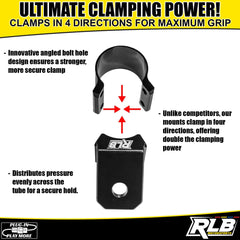 RLB Motorsports Light POD A-Pillar Clamp