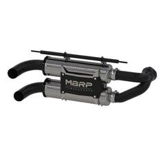 MBRP Polaris Stacked Dual Slip-on System. AT-9515PT