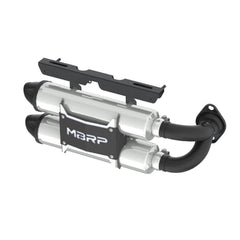 MBRP Polaris Stacked Dual Slip-on System. AT-9517PT