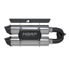 MBRP Polaris Dual Stacked Slip-on Mufflers. AT-9518PT