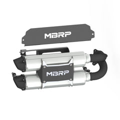 MBRP Polaris Stacked Dual Slip-on Muffler. AT-9524PT