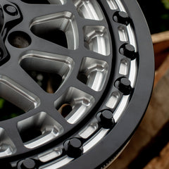 Metal FX Outlaw 6R Beadlock | Satin Black Contrast Cut