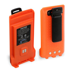 Rugged GMR2 Replacement Battery with 12v Charge Port and Belt Clip - Safety Orange