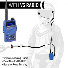 Rugged CONNECT BT2 Bluetooth Moto Kit with Radio - Without Radio