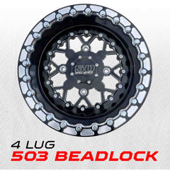 503 Billet Aluminum Beadlock wheel Black