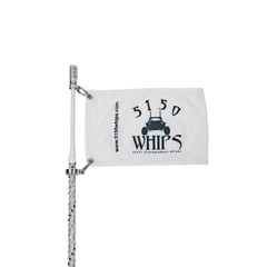 187 Platinum Chalk Line LED Whips – Pair