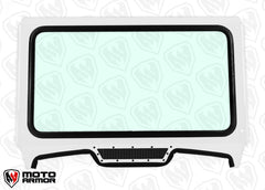 Moto Armor Glass Windshield for CAGEWRX Super Shorty Cage 2019+ RZR TURBO S, XP 1000