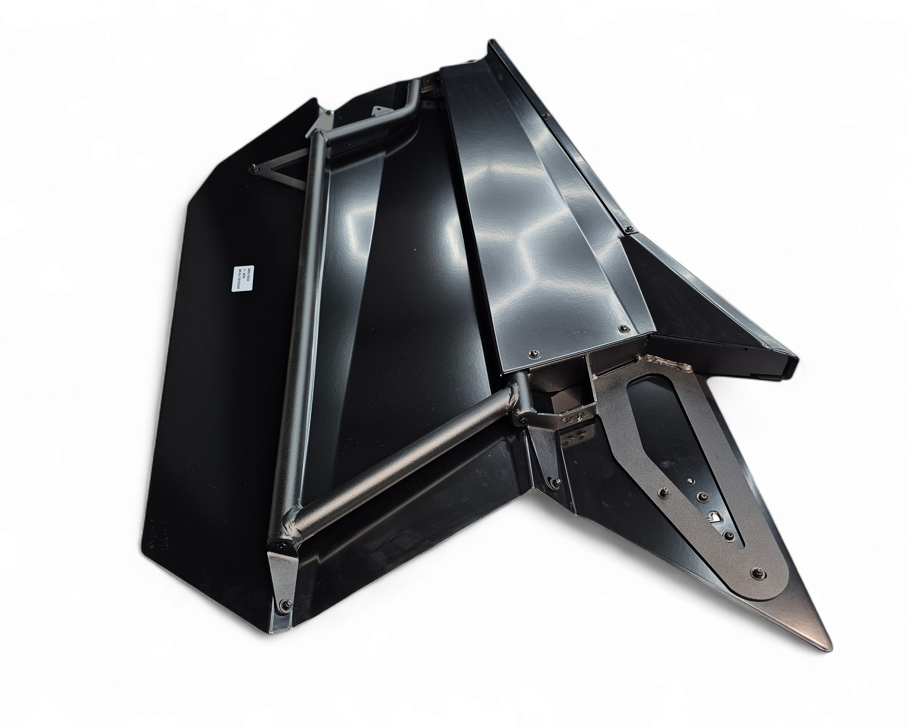 Satin black powder coat finish detail on Can-Am X3 door