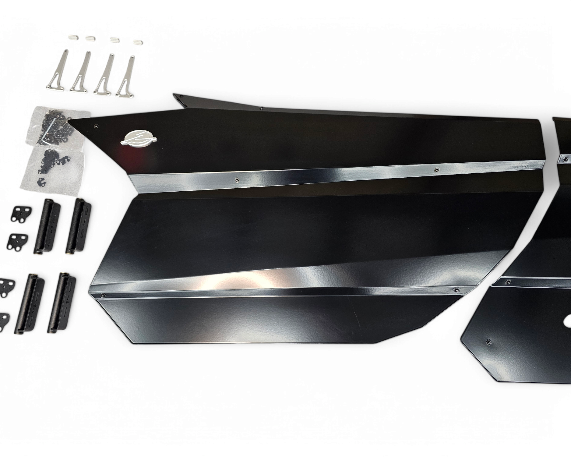 Full side profile of Can-Am X3 with all four EOD doors installed