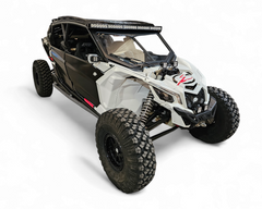 Billet aluminum handle detail on Can-Am X3 EOD door