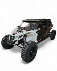 EOD 4-Door Set installed on 2017-2025 Can-Am X3 Maverick showing satin black finish