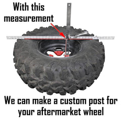 Polaris RZR Pro R Dual Clamp Spare Tire Mount - Factory UTV