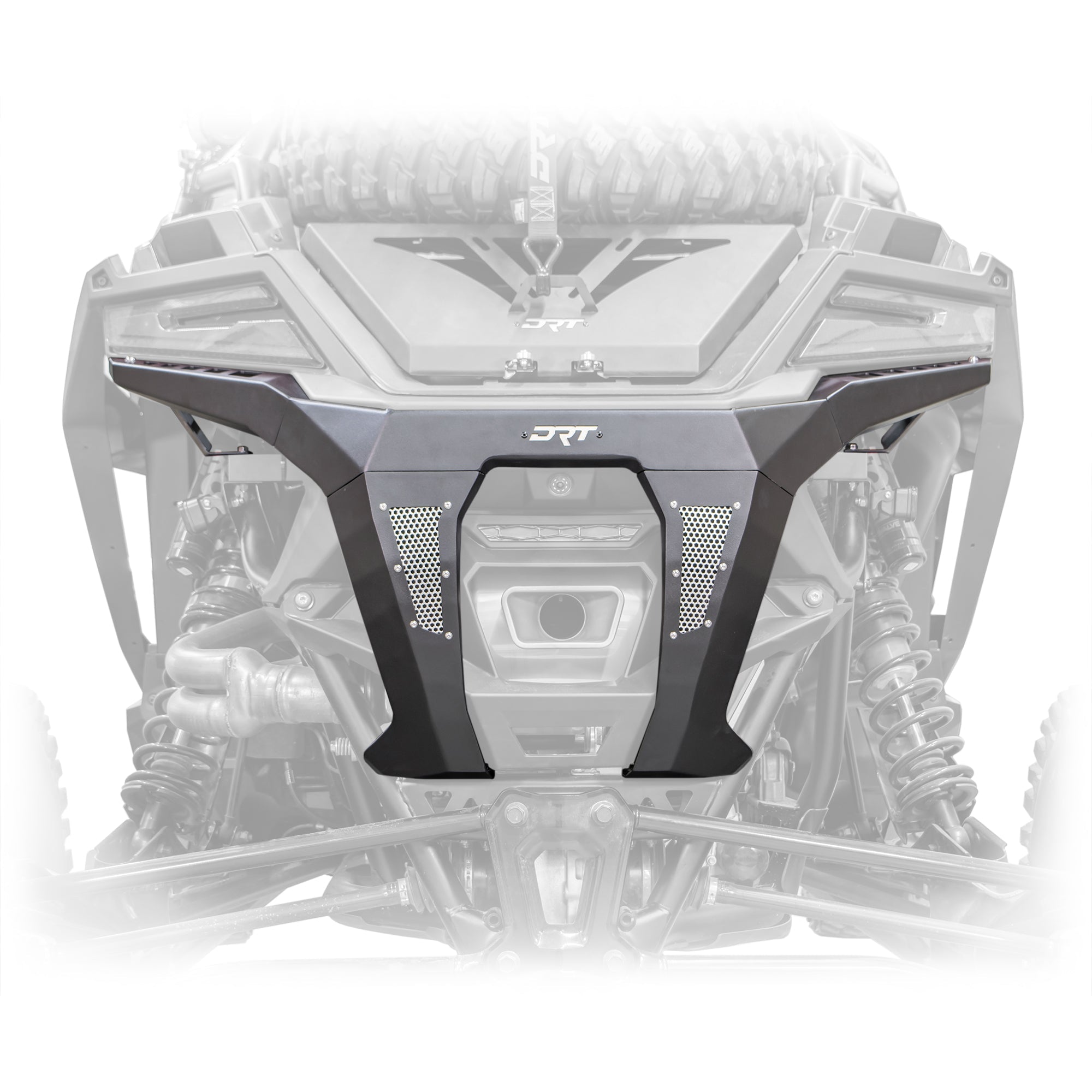 Polaris RZR Pro R rear bumper installed on 2022+ model rear end