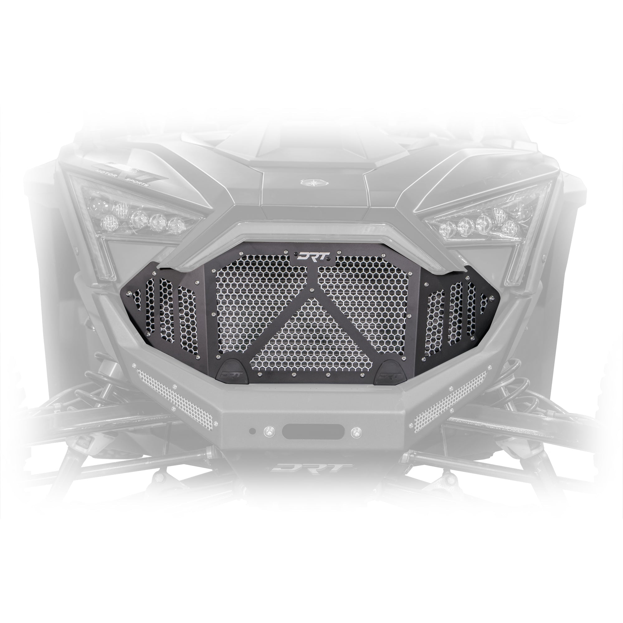 DRT RZR Pro R / Turbo R 2022-2024 Aluminum Grill Highlighted Front view