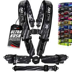2" & 3" 4 point & 5 point Harness Camlock Racing Harness