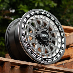 Metal FX Outlaw 6R Beadlock | Satin Black Contrast Cut